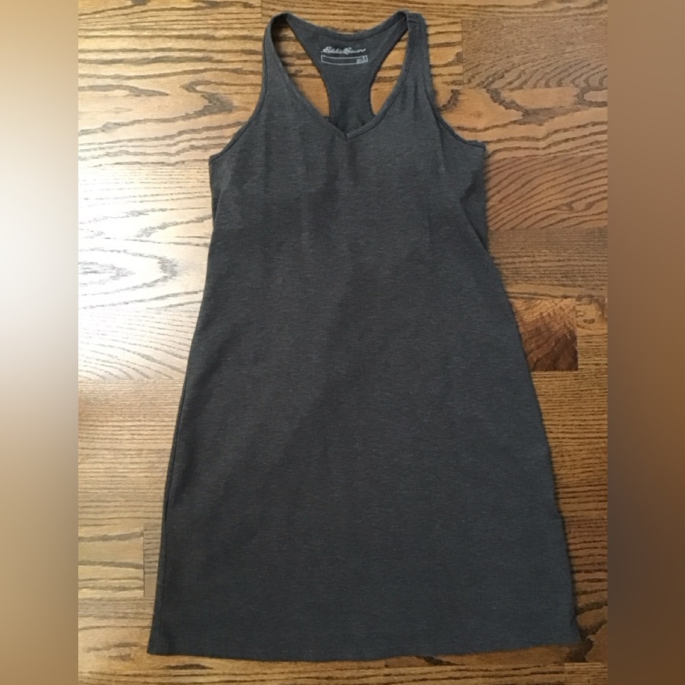 Eddie Bauer Activewear Dress ~ Small ~ Racerback ~ Charcoal Gray …